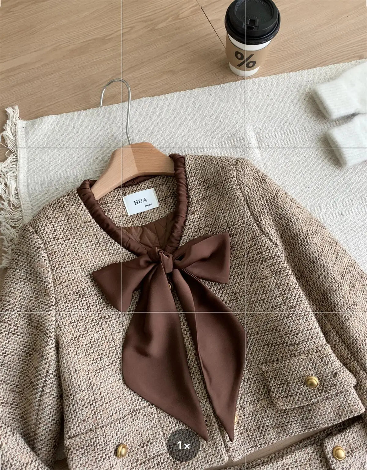 2023 autumn winter Vintage Tweed Two Piece Set Women Short Jacket Coat + Skirt Suits Korean 2 Piece Sets Women Outfit clothing