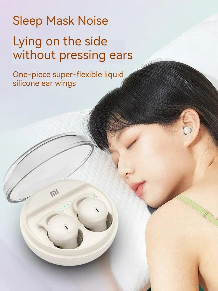 XIAOMI TWS Wireless Earbuds Bluetooth5.3 Sleeping Headphone Mijia Invisible Mini Earphone Noise Cancelling Comfortable Headset