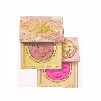 أحمر خدود Girlcult Emotional Blush Highlighter Matte Fine Shimmer Blusher Face Cute Makeup Korean Cheek Press Powder