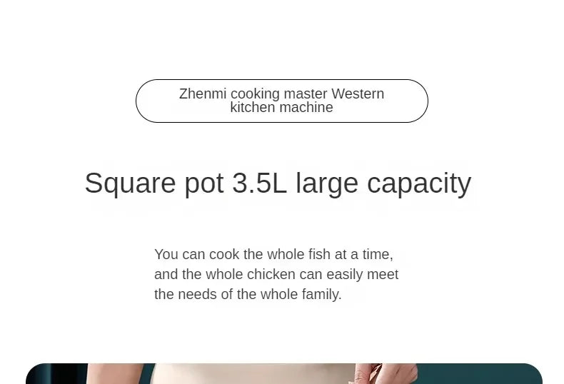 Western Kitchen Machine Multi-functional Intelligent Cooking Pot Electric Hot Pot Barbecue Integrated Non-stick Pan Fried Steak