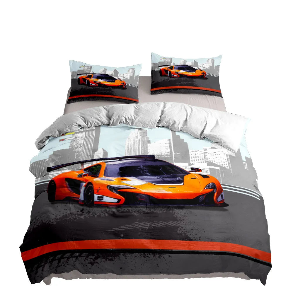 Vincent Car Customized Duvet Cover Set King Queen Double Full Twin Single Size Duvet Cover Pillow Case Bed Linen Set