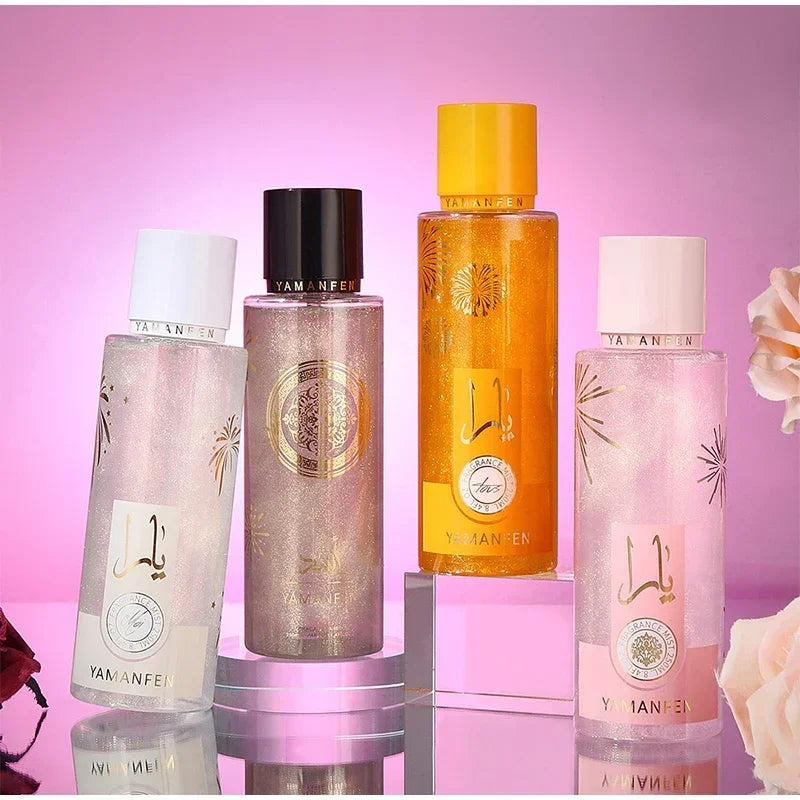 250ML Arabic Dubai Perfume Floral Fragrance Excited Date Scent Body Spray,Long Lasting Pheromone Woman Attract Man,Air Freshener