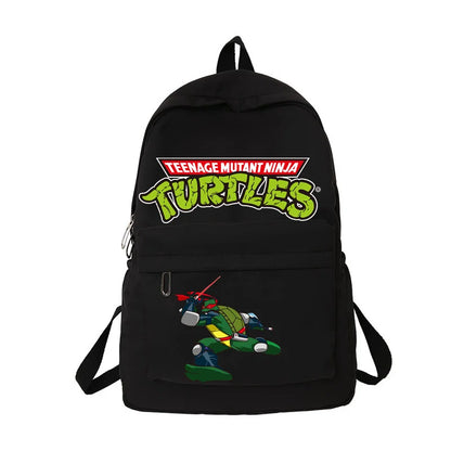 Ninja Turtles Backpack Soft Sister Solid Color Fashion High Capacity Waterproof College Backpack Trendy School Bags Kids Gifts