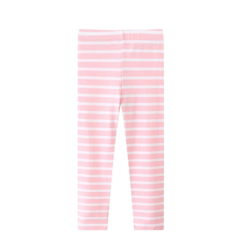 Jumping Meters 2-7T Colorful Girls Leggings Pants Striped Pencil Pants Baby Trousers Toddler Skinny Pants For Kids