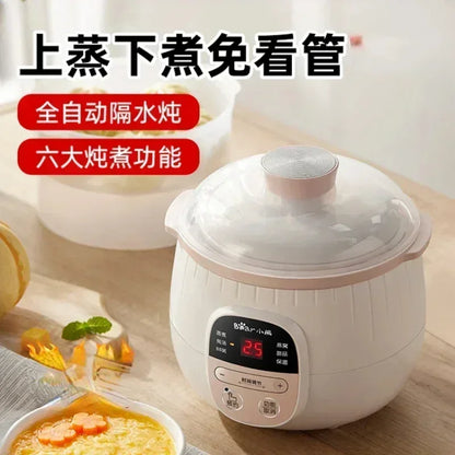 Baby Porridge Pot Stewpan Electric Stew Ceramic Cooker Cooking Purple Sand Stewing Appliances Kitchen Home Cuisin Bowl Pan Slow