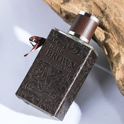 Vintage 80ml Leathery Eau De Parfum Spray for Men Fresh Energetic Fruity Floral Woody Tones Marine Long Lasting Cologne Perfume