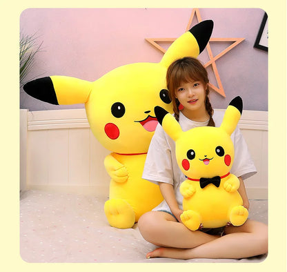 100cm Big Size Pokemon Large  Pikachu   Plush Toy Kawaii Stuffed Animal Soft Cartoon Doll Plushies Christmas Girls Gift