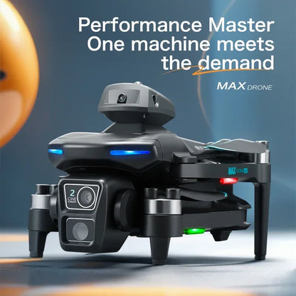 2024 New Drone XT-606 Max 2.4G Dual Servo Optical Flow Brushless Folding 6k HD Dual Camera FPV드론 Professional Aerial Dron Toy