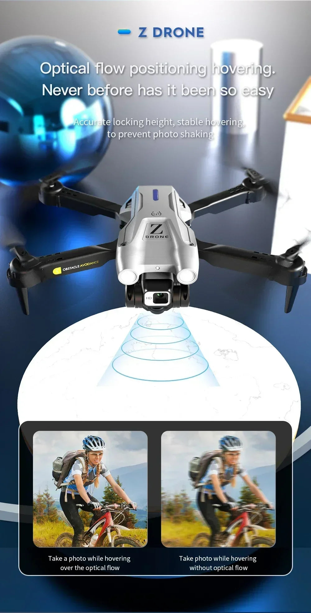 2024 New AE7 Mini Brushless Drone 8K HD Camera Drones Aerial Photography  Four Axis Aircraft Optical flow localization Rc Dron