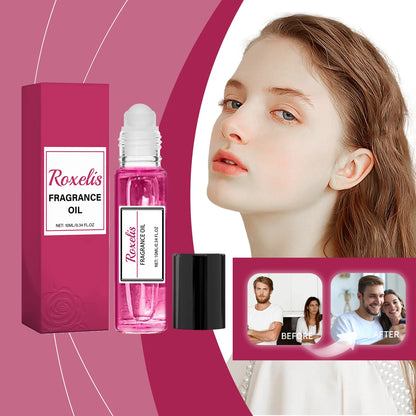 ROXELIS Rose Fragrance Oil Ball Bearing Perfume Women Pheromone Perfume Long-lasting Cologne for Women to Attract Men