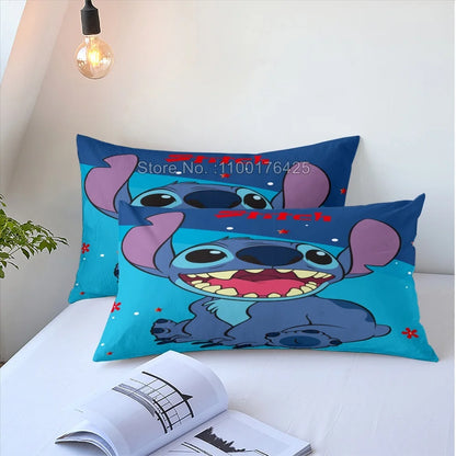 Lilo & Stitch Animation Stitch Bedding Set 3D Home Textile Pillowcase Quilt Cover Bedding The Best Gift Bedroom Decor