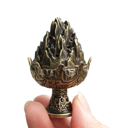 Mini Boshan Pan Incense Burner DIY Household Indoor Tower Incense Burner Zen Incense Burner Tea Ceremony Decoration Ornaments