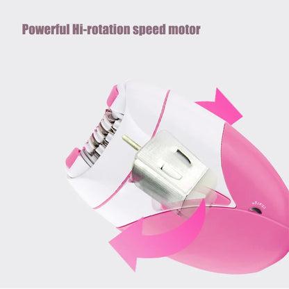 Portable Electric Women Shaver USB Charging Female Hair Remover Painless Roll Blades Razor Bikini Armpit Private  Lady Epilator