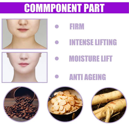 Face Lifting Firming Cream Face Lift Cream Anti Age Face Cream For Women Double Chin Reducer Anti Age Skin Moisturizing Cream