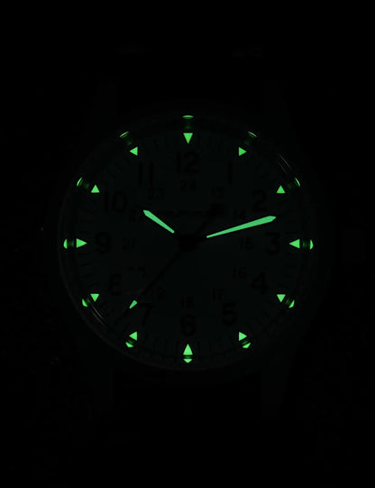 Militado ML05 38mm Men Watch VH31 Quartz Military Watches Domed Sapphire AR Coating 100m Waterproof Stainless Steel Wristwatch