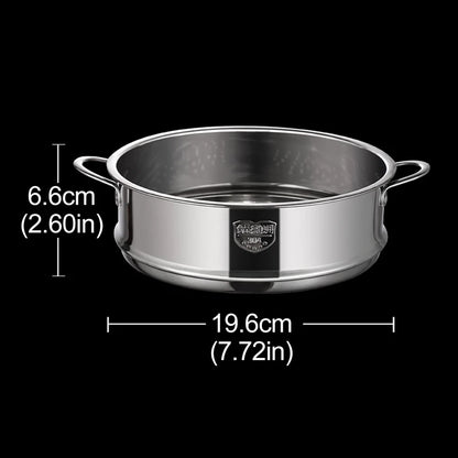 Pot Steamer Rice Cooker Food Steaming Grid Tray with Double Ear Drain Basket Kitchen Cooking Accessories 304 Stainless Steel