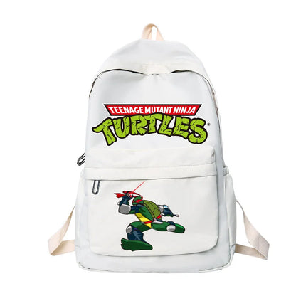 Ninja Turtles Backpack Soft Sister Solid Color Fashion High Capacity Waterproof College Backpack Trendy School Bags Kids Gifts