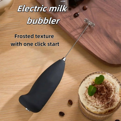 Electric Coffee Frother Handheld Mixer Milk Foamer Egg Beater Cappuccino Stirrer Mini Portable Blenders Home Kitchen Whisk Tool