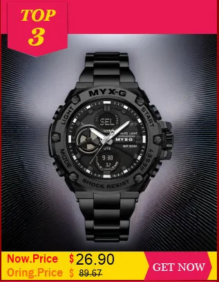 NAVIFORCE Dual Display Quartz Watch For Men Luxury Fashion Popular Waterproof Timing Network Steel Strip Mens Watch Reloj Hombre