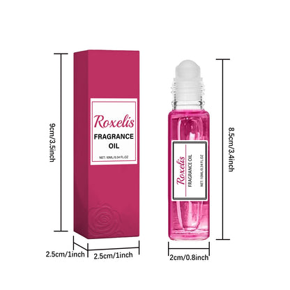 ROXELIS Rose Fragrance Oil Ball Bearing Perfume Women Pheromone Perfume Long-lasting Cologne for Women to Attract Men