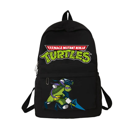 Ninja Turtles Backpack Soft Sister Solid Color Fashion High Capacity Waterproof College Backpack Trendy School Bags Kids Gifts