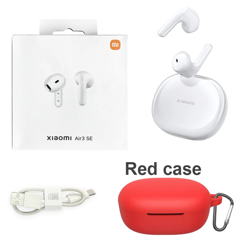 MIJIA Xiaomi Air3 SE White Fashion Bluetooth Earphones Chinese Version Ture Wireless Headset with Mic Touch Control Good Sound