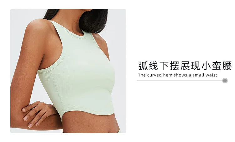 YJ-Products in Stock New Yoga Vest NAKED WOMEN THREAD Fitness Shockproof Sports Underwear High Strength Yoga Bra