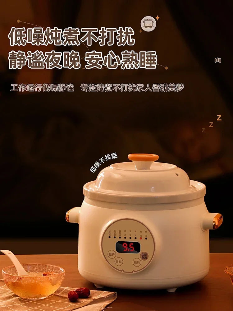 Electric stew pot household automatic new purple sand soup pot health electric casserole auxiliary cooking porridge pot