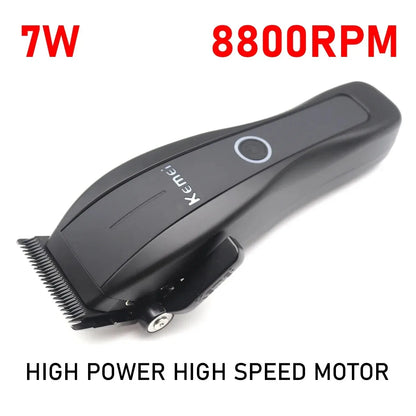 Kemei Hair Clipper Professional Hair Trimmer Brushless Motor Haircut Machine with Charging Base Trimmer for Men KM-2286 KM-2295