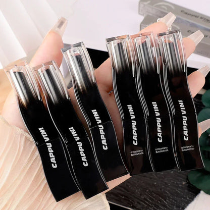 Water Mirror Lipstick Lasting Non-stick Cup Moisturizing Crystal Black Tube Lip Tint Brown Solid Lipgloss Lips Makeup Cosmetics