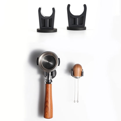 Coffee Portafilter Wall Rack Magnetic Espresso Coffee Filter Holder 51MM/53MM/58MM Tamper Wall Mounted Rack Coffee Tools