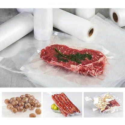 Food Vacuum Storage Packaging Bags for Vacuum Sealer Meat Fruit Vegetable Sous Vide Cooking Bag 12/15/20/25/28cm 500cm/roll