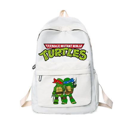 Ninja Turtles Backpack Soft Sister Solid Color Fashion High Capacity Waterproof College Backpack Trendy School Bags Kids Gifts