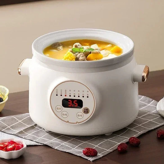 Electric stew pot household automatic new purple sand soup pot health electric casserole auxiliary cooking porridge pot