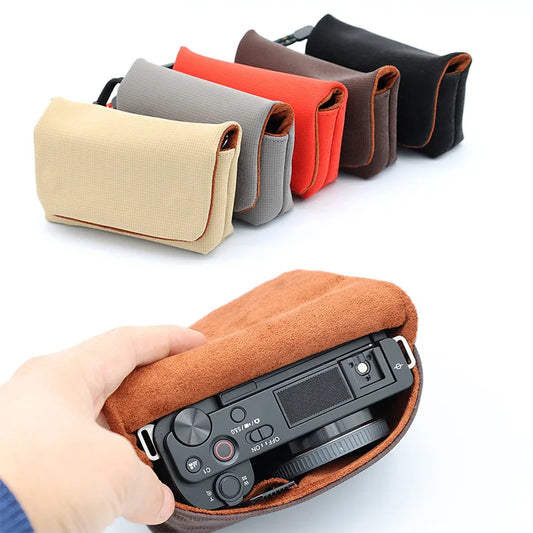 Portable Camera Storage Bag for Sony ZV1 ZVE10 WX500 WX350 RX100 Canon SX740 g7xiii g7xii g9xii Olympus TG4 TG5 Nikon W300s