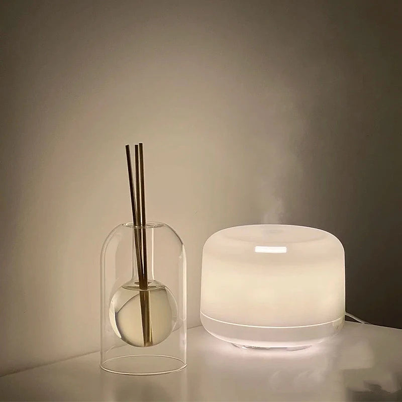 130ml Aromatherapy Diffuser Bottle Transparent Glass Essential Oil Bottles With Fragrance Stick Home Storage Containers Decor