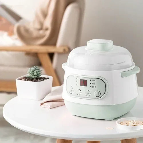 110V Appliances Electric Stewpot Porridge Soup Pot Ceramic Electric Stew Pot Household Automatic Intelligent Small Stew Pot