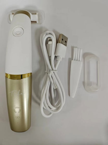 Portable USB rechargeable painless female shaver female leg and armpit hair shaver electric ladies shaving trimmer for women.