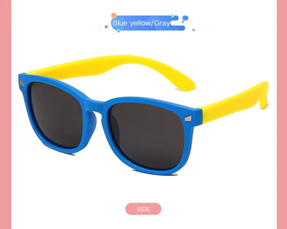 Retro Children Polarized Sunglasses TR90 Flexible Kids Sunglasses For Boys Girls Baby Gift Outdoors Goggle Shades Eyewear UV400