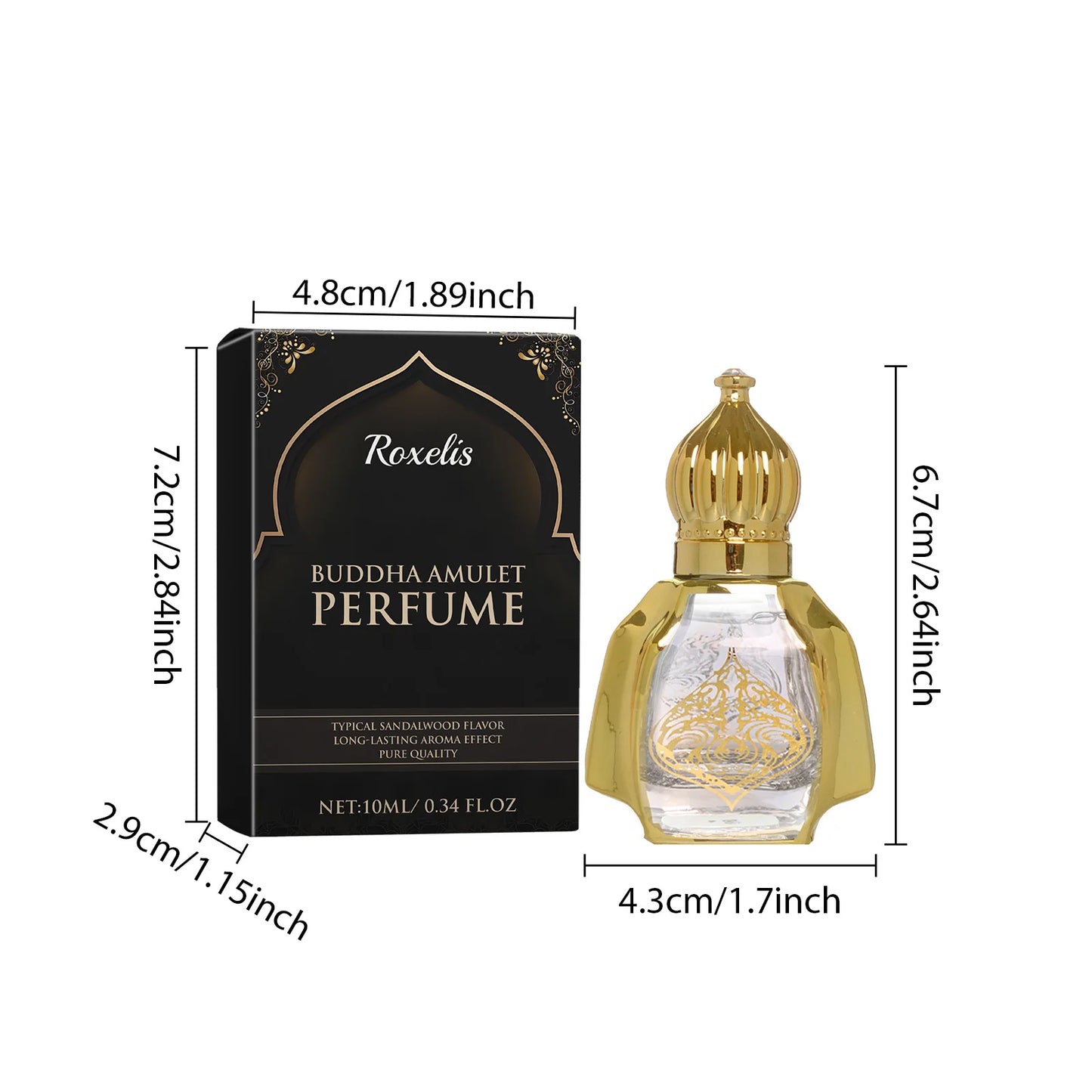 Roxelis Sandalwood Perfume Can Give Out Natural, Fresh, Charming and Elegant Fragrance for a Long Time.of Sandalwood Perfume