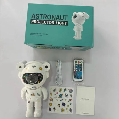 Astronaut Galaxy Projector Star Night Light Nebula LED RGB Bedroom Decor Lamp With Bluetooth Speaker For Children Birthday Gift