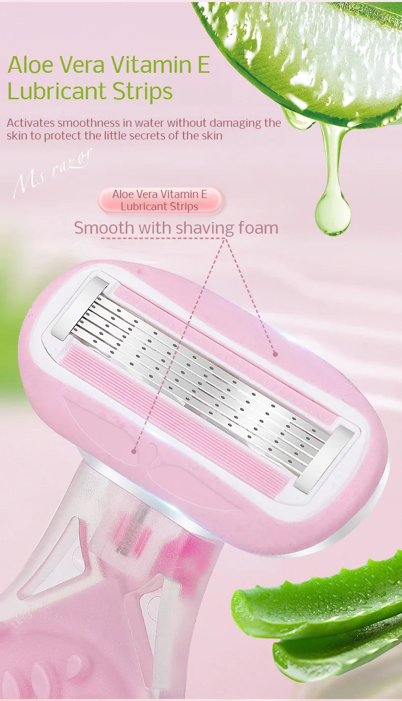 Epilator shaver ladies manual armpit hair razor private leg hair remover shaver