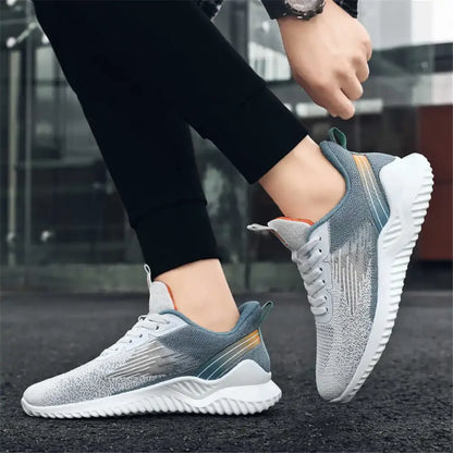 Openwork Light Blue Fashion Sneakers Men Casual Sneeker Luxury Vip Brand Shoes Sport Functional 2024outdoor Super Sale