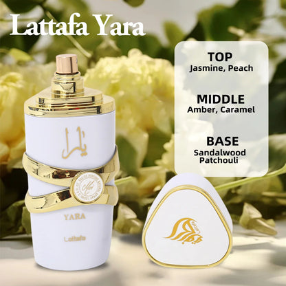 Lattafa Yara for Women Eau de Parfum Spray, 3.40 Ounce / 100 ml