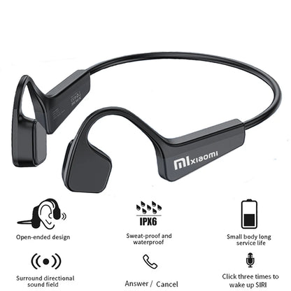 سماعات أذن رياضية لاسلكية من Xiaomi Mijia Bone Conduction متوافقة مع البلوتوث TWS بدون استخدام اليدين مع ميكروفون للجري