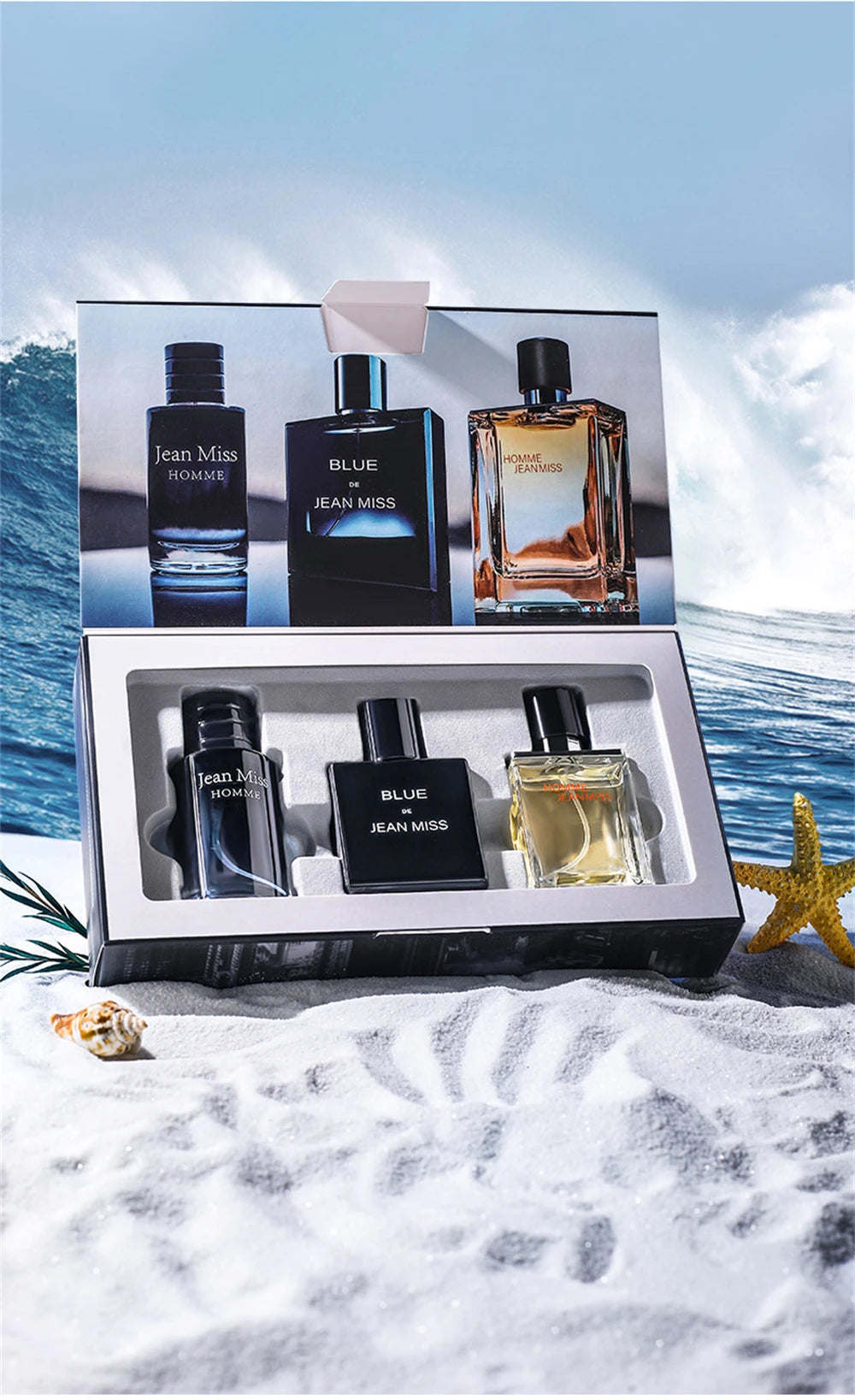 High Quality 90ml Men Perfume Gift Box 3pcs Set Colognes Fascination Man Profumo Uomo Lasting Attracting Women Parfums Homme