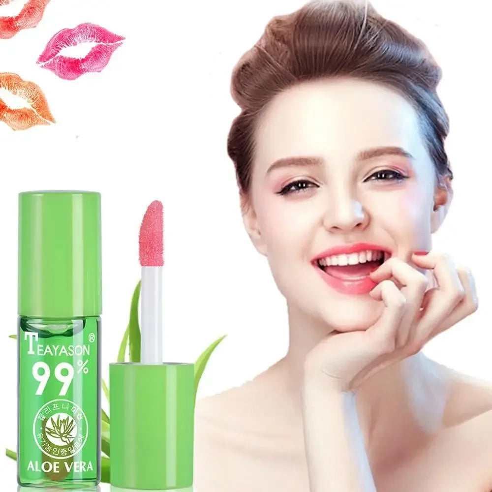 Color changing lipstick Natural Aloe Moistourizing Jelly Matte Lipsticks Beauty Long Lasting Nourish Lip Makeup Lip Balm