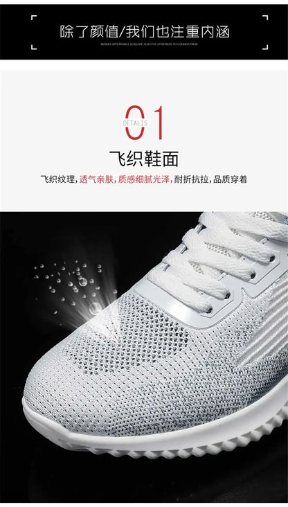 Openwork Light Blue Fashion Sneakers Men Casual Sneeker Luxury Vip Brand Shoes Sport Functional 2024outdoor Super Sale