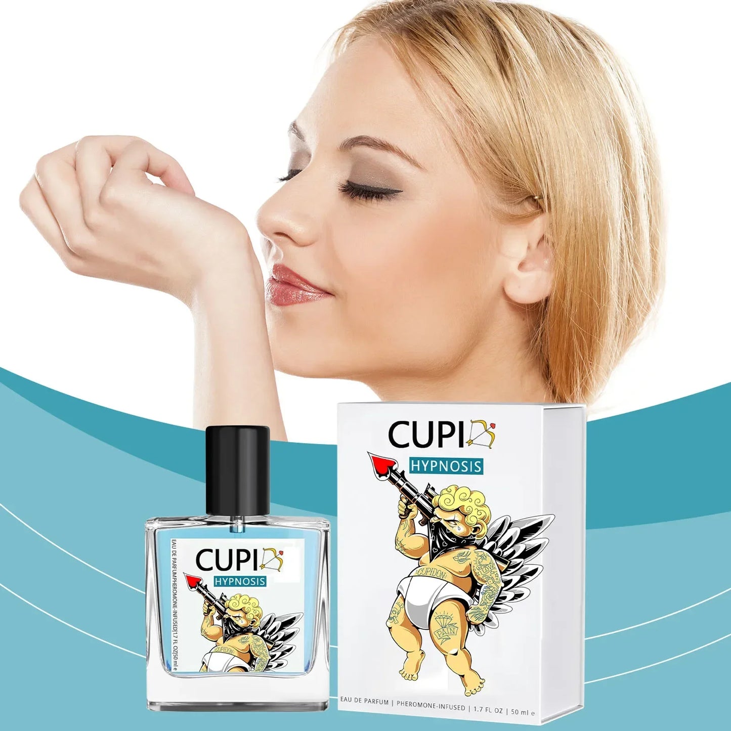 Cupid Hypnosis Perfume Original EDP Long Lasting Hypnosis Pheromone Fragrance Perfume Infused Cologne For Men For Women