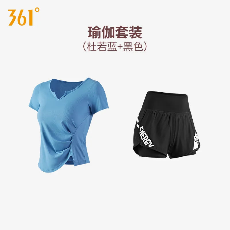 women Breathable Sweatshirt Morning Running Fitness Clothing Running Suit Yoga Suit